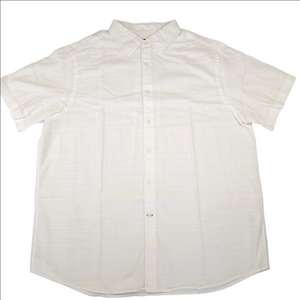 Cremiex 100% Cotton  Short Sleeve Button  Down Shirt Size XL